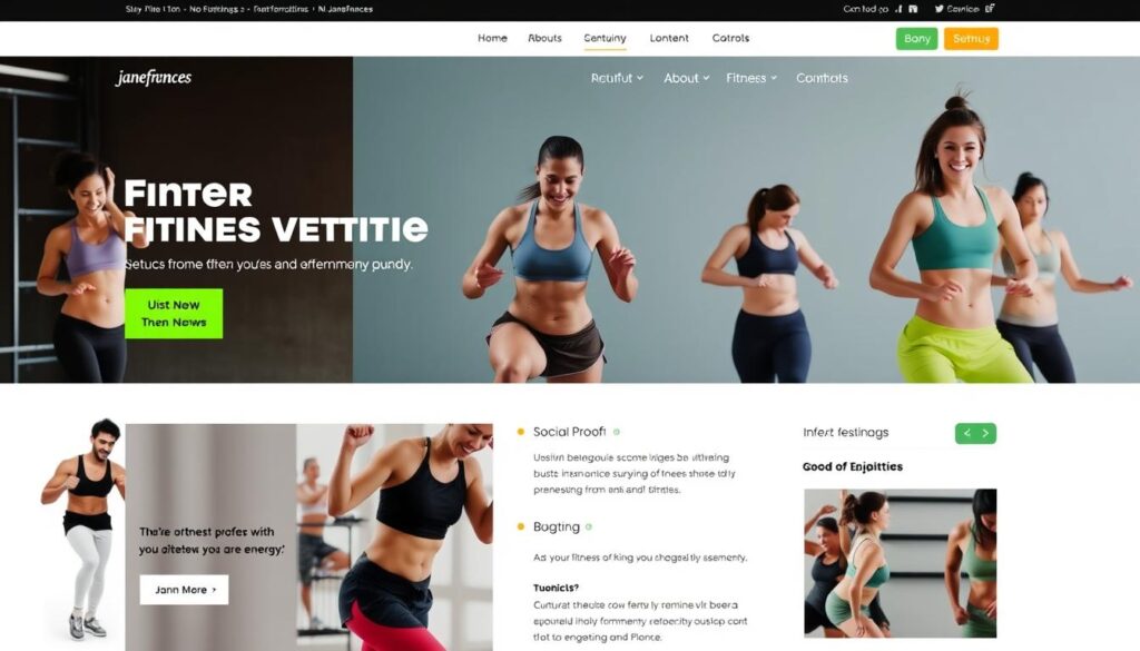 fitness website get more clients